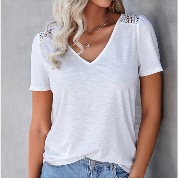 Lace back tee - Picture 2 of 5